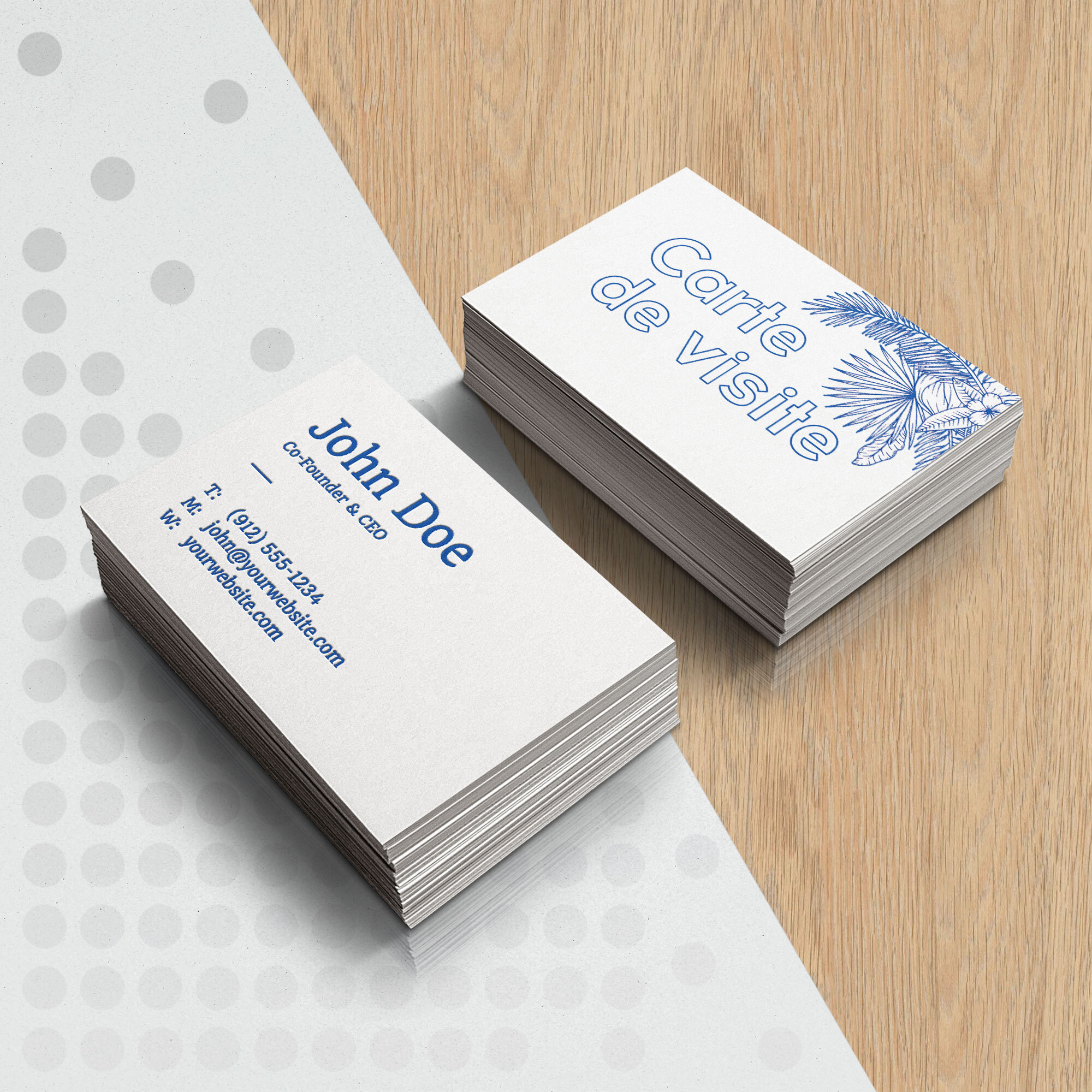 Cartes de visite Colorset