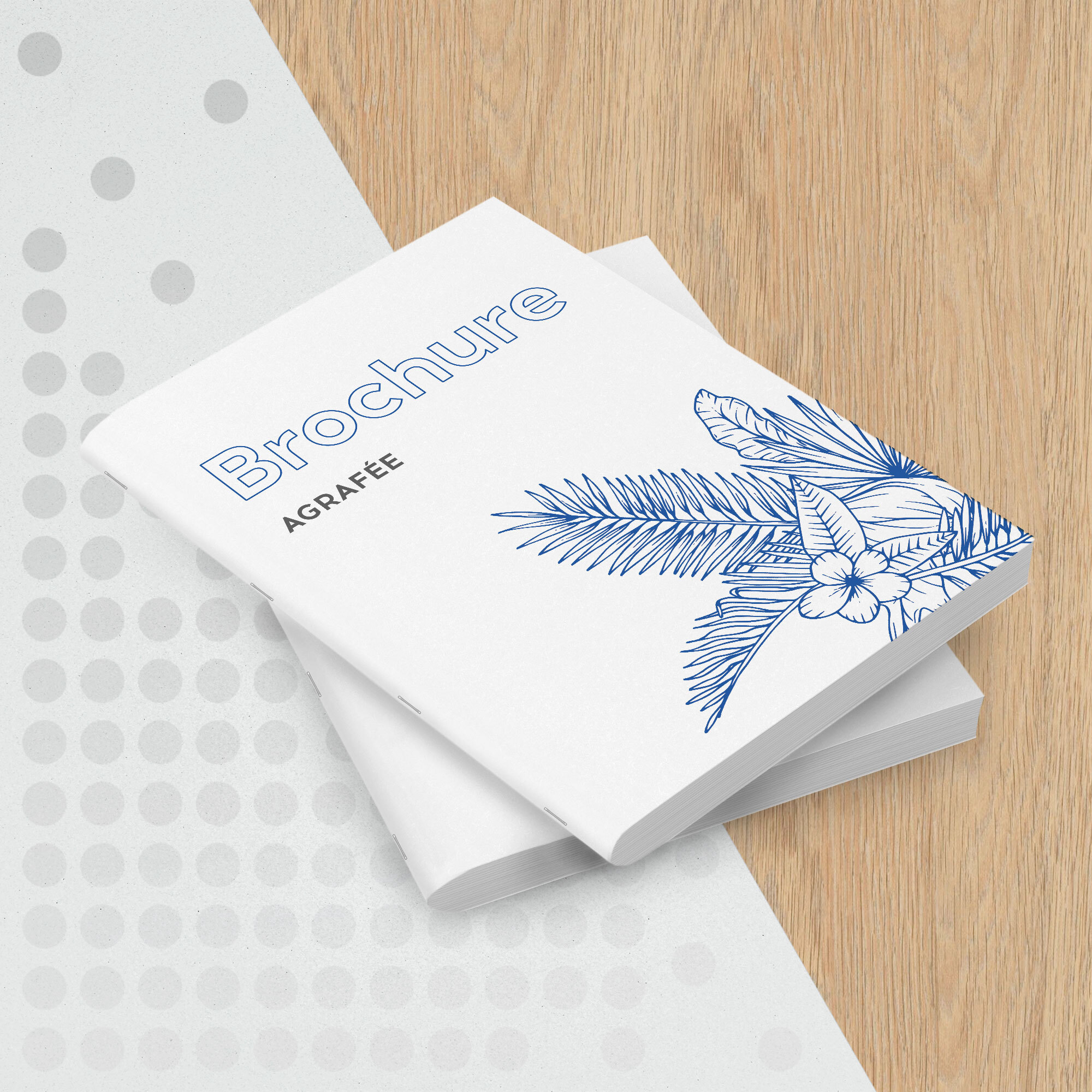Brochure format A3 ouvert - A4 fermée Colorset