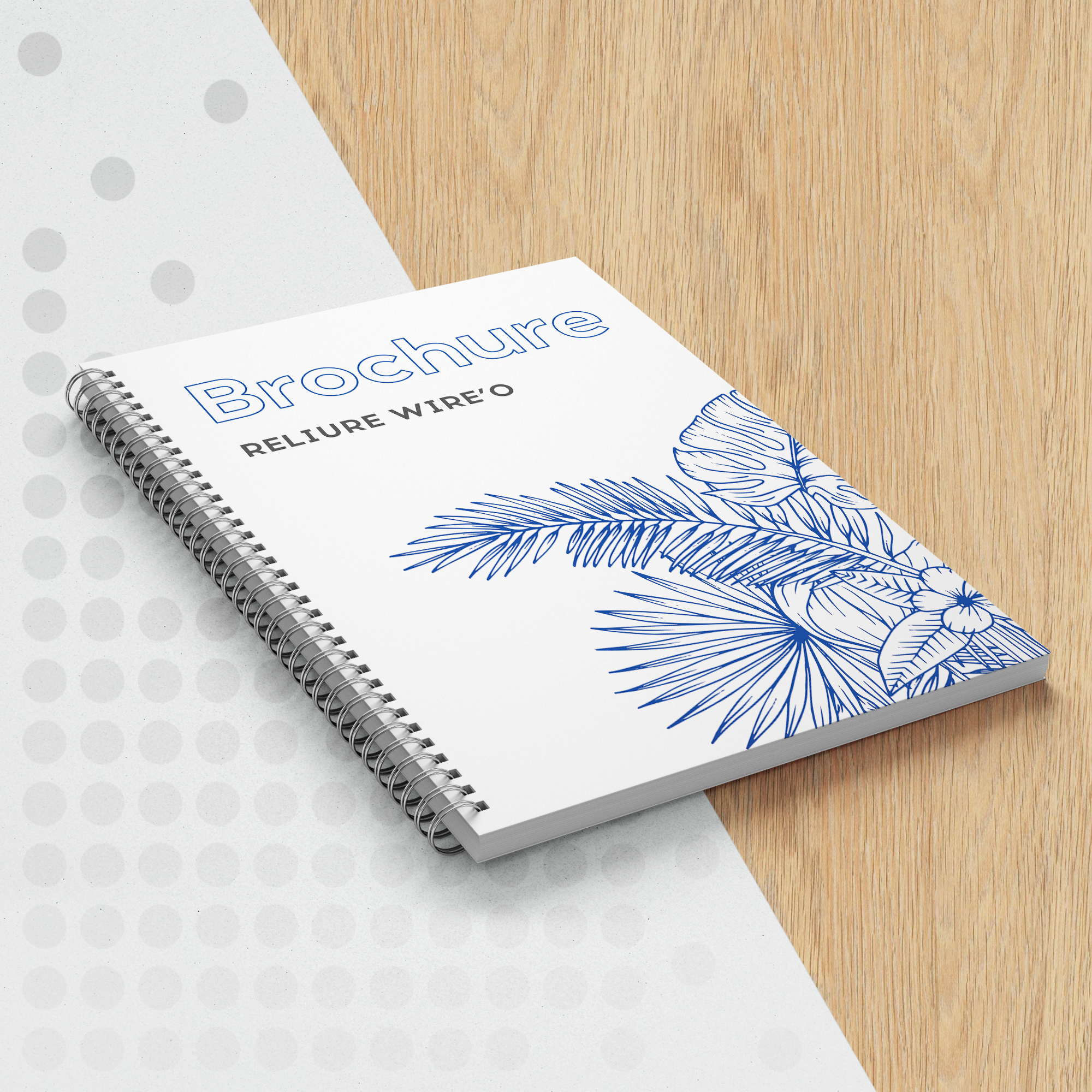 Brochure reliure spirale Wire'o A5 Colorset